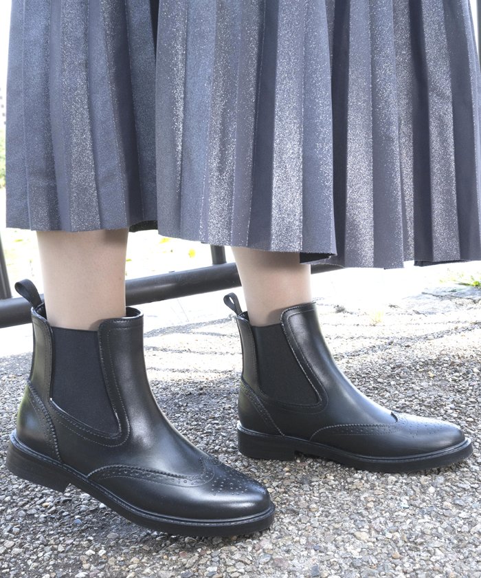 セール メダリオンサイドゴアレインブーツ オルテンシア Ortensia Magaseek