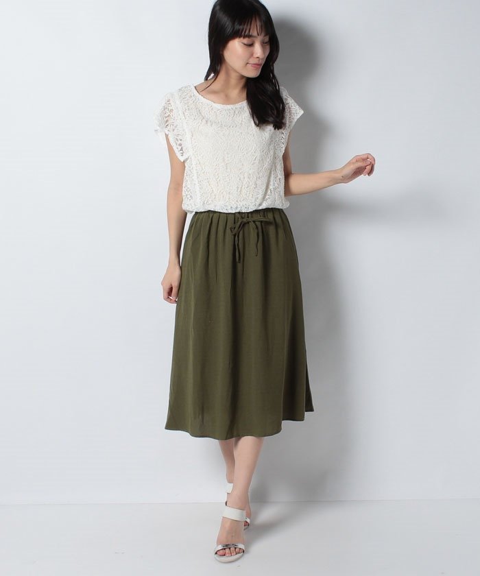 セール レースドッキングワンピース オリーブデオリーブ Olive Des Olive Magaseek