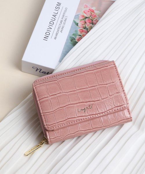 クロコ風型押しミニウォレット アングリッド バッグ Ungrid Bag Magaseek クロコ風型押しミニウォレット アングリッド バッグ Ungrid Bag Magaseek