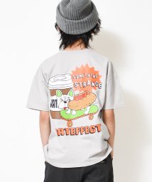 RAT EFFECT(ラット エフェクト)/フレンチブルドッグBIGTシャツ/ライトグレー