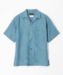 CABaN (CABaN)/CABaN リネン オープンカラーシャツ/65ブルー