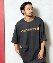 Carhartt(カーハート)/【Carhartt カーハート】半袖グラフィックロゴTシャツ/チャコールグレー