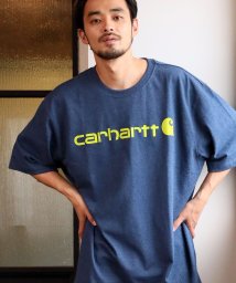 Carhartt(カーハート)/【Carhartt カーハート】半袖グラフィックロゴTシャツ/ブルー