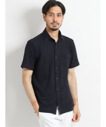 TAKA-Q(タカキュー)/MVSリンクスチェック 半袖カットシャツ/ネイビー