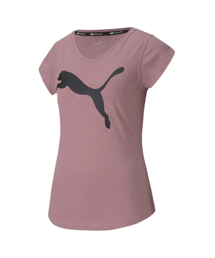 ＜マガシーク＞ プーマ ヘザー キャット ウィメンズ ランニング Tシャツ 半袖 レディース FOXGLOVEHEATHER S PUMA】