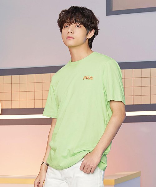 Fila Btsプリントtシャツ Bts コラボ Tシャツ メンズ Tシャツ クルーネック ロゴt 半袖 ティーシャツ ジギーズショップ Jiggys Shop Magaseek