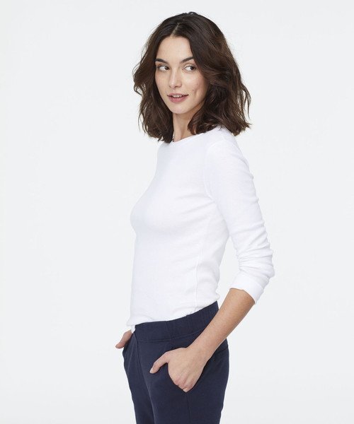 Femme クルーネック長袖ｔシャツ プチバトー Petit Bateau Magaseek