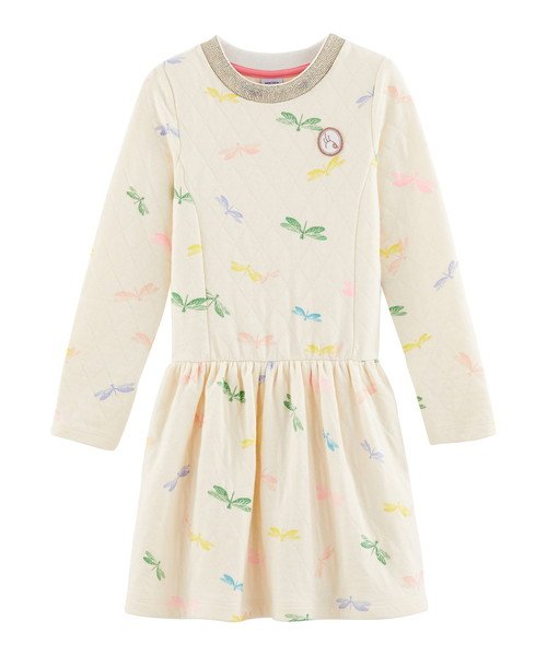 セール Bebe Enfant チュビックプリント長袖ワンピース プチバトー Petit Bateau Magaseek