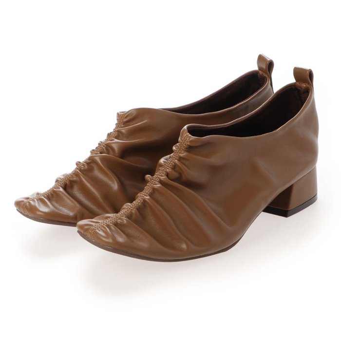 クーポン セール 10 Off スクエアトゥセンターギャザーシューティー ヴィヴィアン Vivian Magaseek