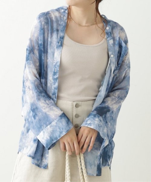 セール バンドカラータイダイ柄シャツ レイカズン Ray Cassin Magaseek