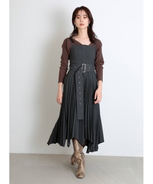 プリーツジャンパースカートワンピース レディースファッション 阪急百貨店公式通販 Hankyu Fashion