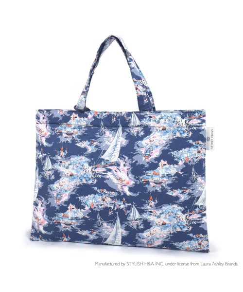 Laura Ashley レッスンバッグ キルティング ループ付き Riviera ローラアシュレイ Laura Ashley Magaseek