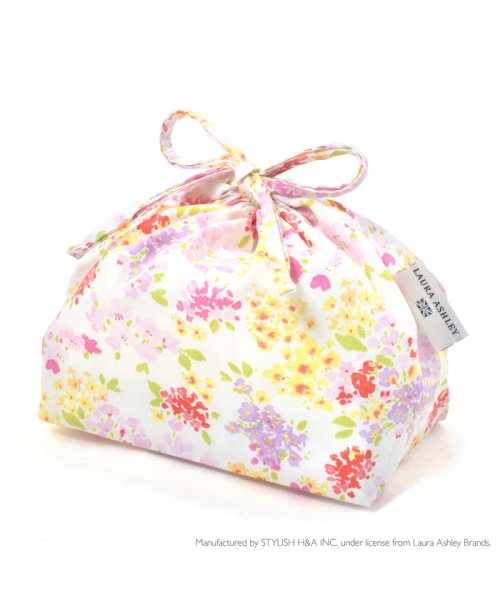 Laura Ashley 巾着 中 マチ有りお弁当袋 Amelie ローラアシュレイ Laura Ashley Magaseek