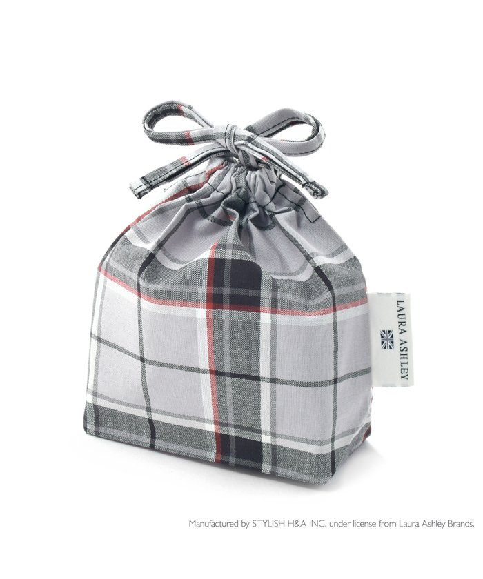 Laura Ashley 巾着 小 コップ袋 Highland Check ローラアシュレイ Laura Ashley Magaseek