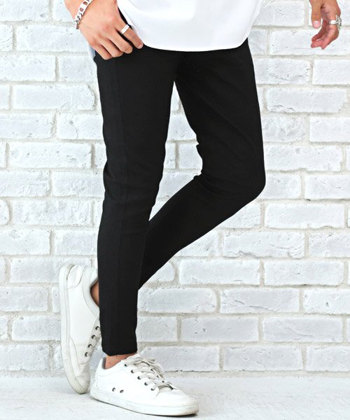 セール 15 Off イージースキニーパンツ スキニーパンツ メンズ イージーパンツ 無地 テーパード ラグスタイル Luxstyle Magaseek