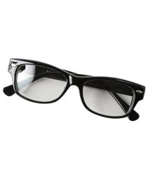 LUXSTYLE(ラグスタイル)/スクエアサングラス/サングラス メンズ レディース グラサン スクエア 眼鏡 伊達眼鏡/ブラック系5