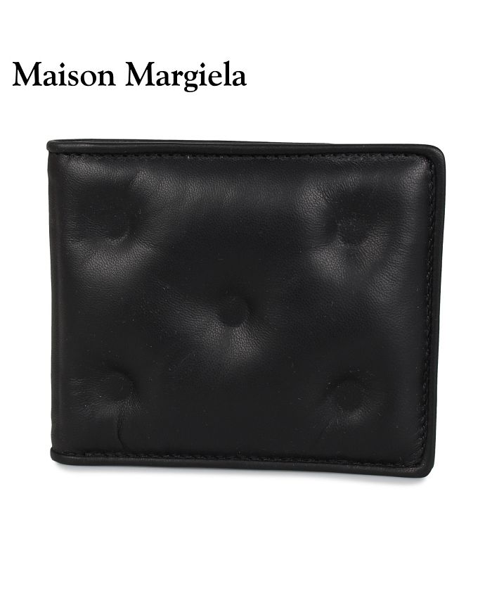 メゾンマルジェラ MAISON MARGIELA 財布 二つ折り メンズ レディース WALLET ブラック 黒 S55UI0280