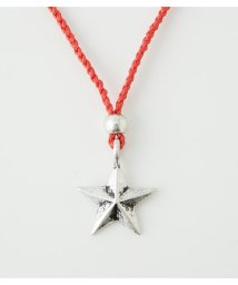 AZUL by moussy(アズールバイマウジー)/STAR BRAIDING NECKLACE/L/RED1