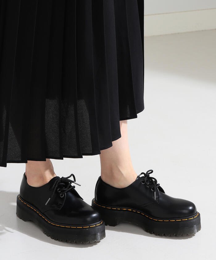 ＜マガシーク＞ ビームス ウィメン Dr. Martens / 1461QUAD レディース BLACK 6 BEAMS WOMEN】