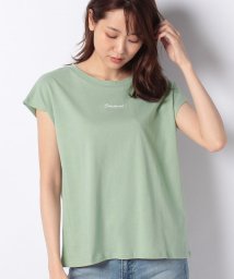 OLIVE des OLIVE(オリーブデオリーブ)/USAコットンフレンチ袖Ｔシャツ/ミント