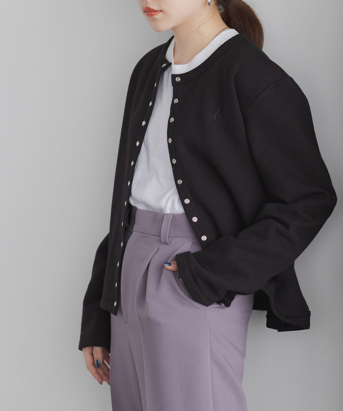 【agnes b. pour ADAM ET ROPE'】CARDIGAN PRESSIONS