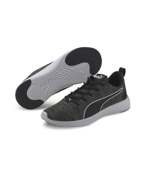 PUMA(プーマ)/ソフトライド バイタル クリーン ランニング シューズ/BLACK-ULTRAGRAY-WHITE