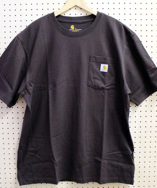 Carhartt(カーハート)/【carhartt(カーハート)】 ビッグシルエット ポケット半袖 Tシャツ/ブラウン