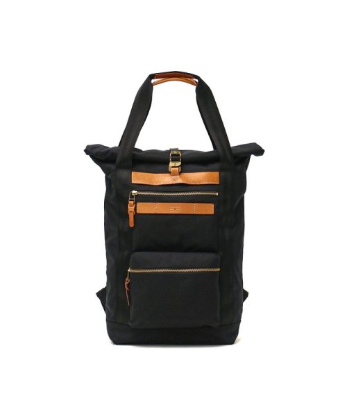 AS2OV(アッソブ)/アッソブ リュック AS2OV リュックサック 2WAY TOTE BACK PACK 2WAYトートバックパック ATTACHMENT 011922/ブラック
