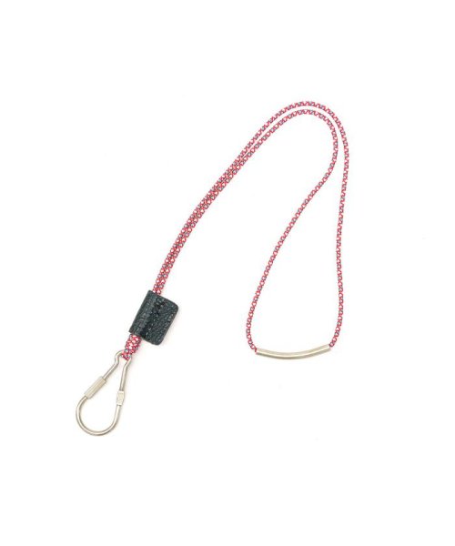 hobo(ホーボー)/ホーボー キーリング hobo BRASS CARABINER KEY RING with NYLON CORD キーホルダー HB－A3106/レッド