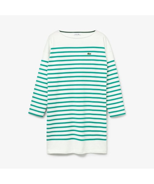 セール パネルボーダーワンピース ラコステ Lacoste Magaseek