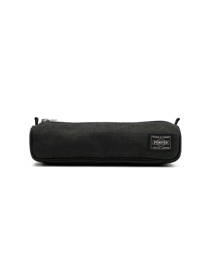 ＜マガシーク＞ ギャレリア ポーター ペンケース 吉田カバン スモーキー PORTER SMOKY PEN CASE ポーチ 筆箱 ファスナー 大容量 シンプル 学生 592−06374 ユニセックス ブラック F GALLERIA】