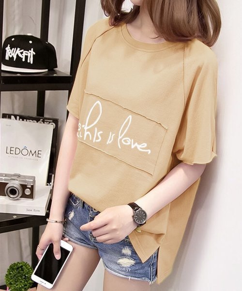 Girly Doll ロゴｔシャツ 韓国ファッション ガーリードール Girly Doll Magaseek