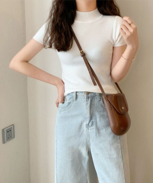 セール ハイネックtシャツ カットソー レディース インナー 大人 オフェス 細見え セイヘイショップ Seiheishop Magaseek