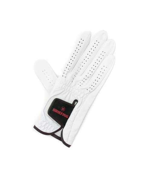 BRIEFING GOLF(ブリーフィング ゴルフ)/【日本正規品】ブリーフィング ゴルフ グローブ 右手用 BRIEFING GOLF WOMENS PREMIUM LEATHER GLOVE BRG201A19/ホワイト