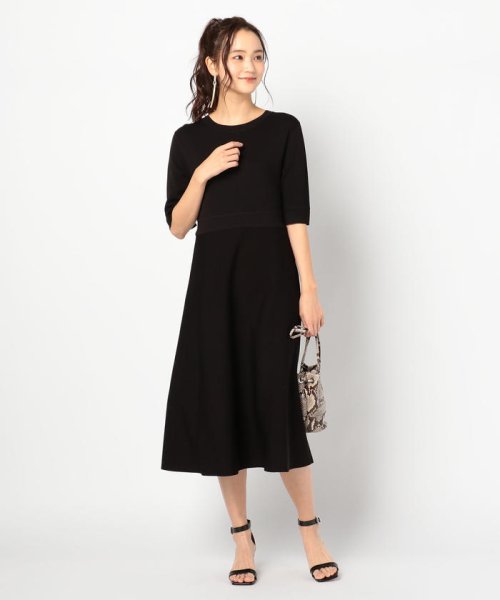 セール ストレッチ裾フレアワンピース ノーリーズ Nolley S Magaseek