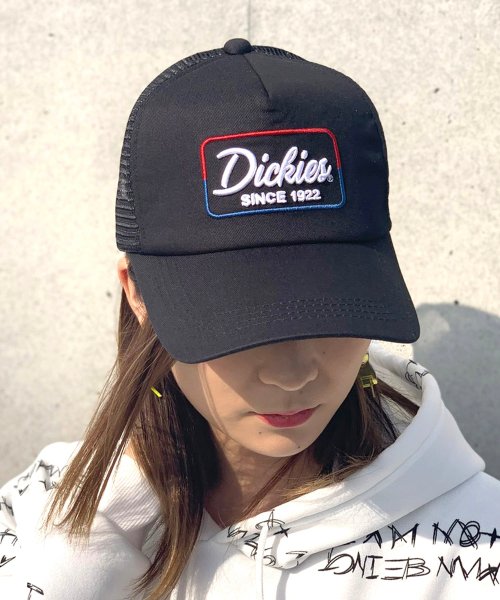 Dickies(Dickies)/3D EMB MESH CAP/ﾌﾞﾗｯｸ