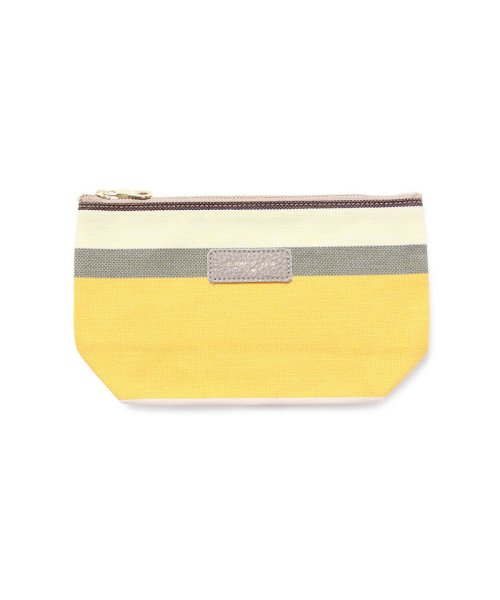 VIS(ビス)/【LES TOILES DU SOLEIL】WIDE　POUCH/イエロー系（81）