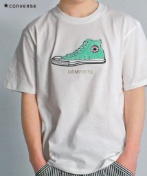 CONVERSE(CONVERSE)/【ＣＯＮＶＥＲＳＥ】 コンバース シューズサガラ  半袖 Tシャツ ユニセックス/オフホワイト