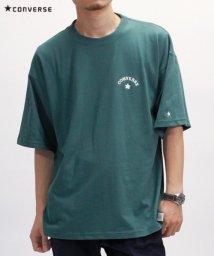 CONVERSE(CONVERSE)/【ＣＯＮＶＥＲＳＥ】 コンバース アーチロゴ 刺繍 半袖 Tシャツ ユニセックス/グリーン