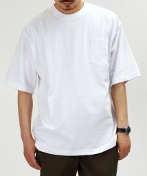 Amerikaya(Amerikaya)/【アメリカ屋】オーバーサイズ ビックシルエット ＵＳコットン ポケット付き 無地 半袖　Tシャツ ユニセックス/ホワイト