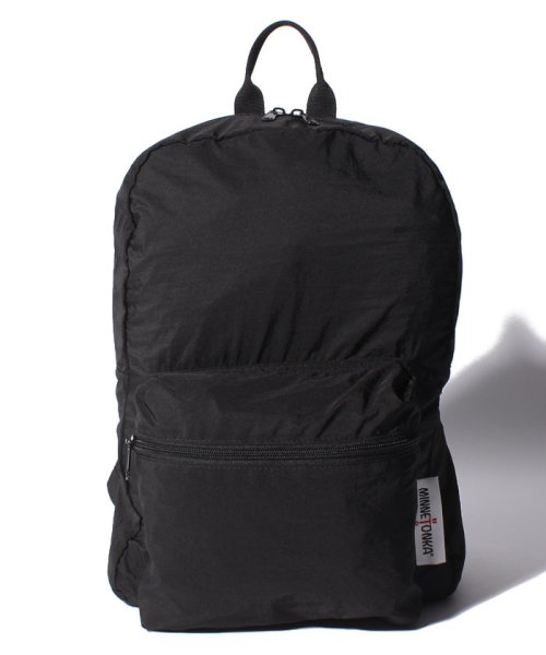 MINNETONKA(MINNETONKA)/Packable backpack/ブラック