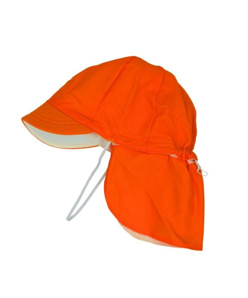 BACKYARD FAMILY(バックヤードファミリー)/フラップ付き体操帽子 取り外しタイプ/オレンジ