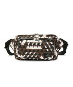 ＜マガシーク＞ ギャレリア 吉田カバン ポーター ウエストバッグ PORTER PATTERN パターン WAIST BAG ボディバッグ 683−16158 新作 2020 ユニセックス ブラウン系1 F GALLERIA】