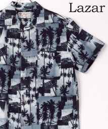 LAZAR/【Lazar】総柄 コットン アロハシャツ/ オープンカラーシャツ/ 開襟シャツ/アートプリントシャツ/503400949