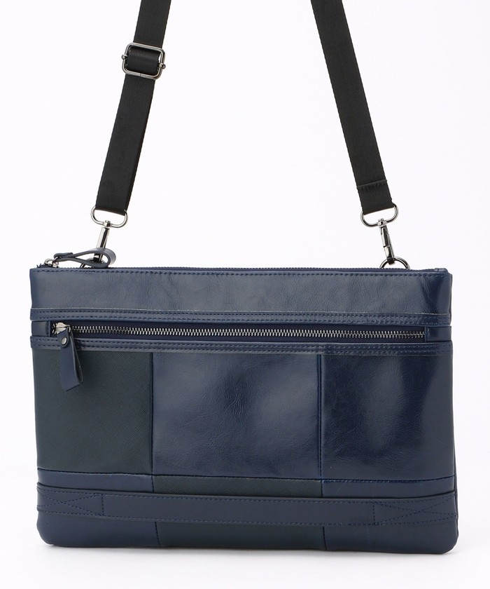 セール】スプリットレザークラッチバッグ(503350922) | ニコルクラブ