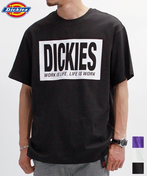 Dickies(Dickies)/【Ｄickies】 ディッキーズ ボックスロゴ 半袖　Tシャツ ユニセックス/ブラック