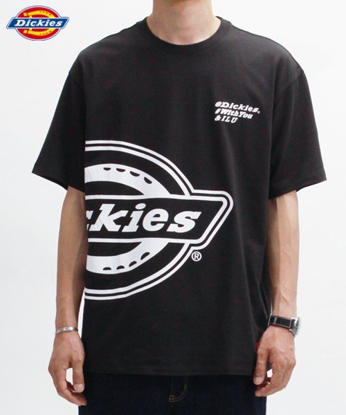 Dickies(Dickies)/【Ｄickies】 ディッキーズ ビックロゴ 半袖 Ｔシャツ ユニセックス/ブラック