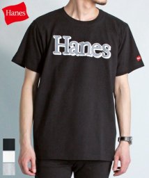 Amerikaya(Amerikaya)/【Hanes】 ヘインズ  プリント 半袖 Tシャツ ユニセックス/ブラック