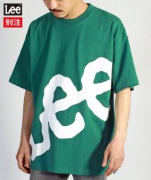 Lee(Lee)/【LEE】【別注】 リー ビックロゴ プリント 半袖 Tシャツ ユニセックス/グリーン