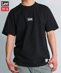 Lee(Lee)/【LEE】【別注】 リー ボックスロゴ プリント 半袖 Tシャツ ユニセックス/ブラック